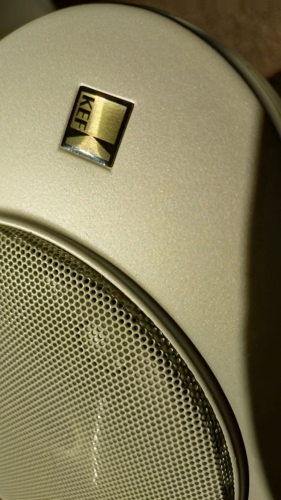 image for Kef Mini Egg surround speakers cream