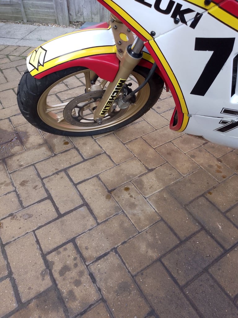Suzuki, RG 125 gamma 1986 Barry sheen colours