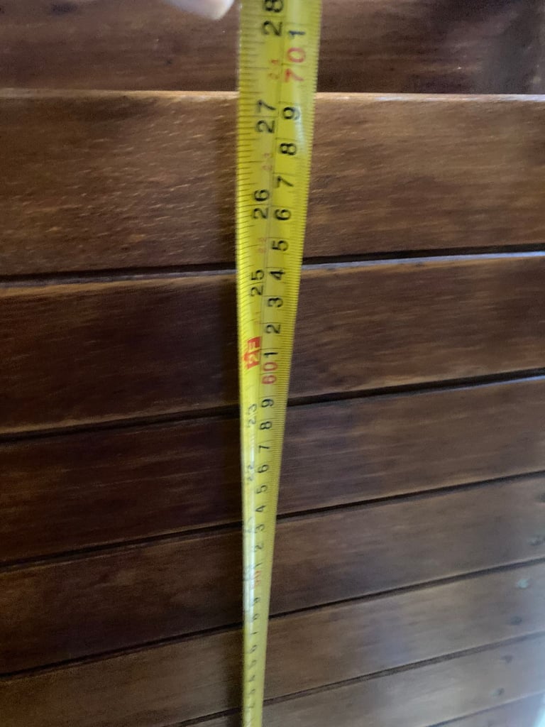 Vintage slatted folding occasional table - Reasonable offers accepted  