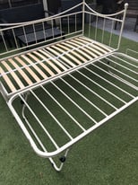 Ikea single day bed with pullout trundle bed 