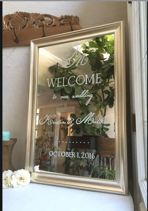 Large Bevel Edge Wall Mirror