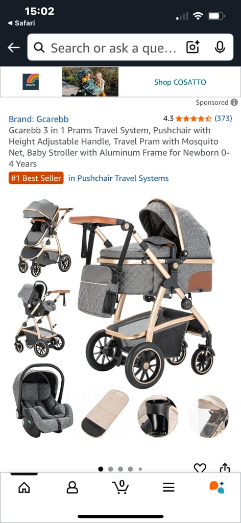 3IN 1 PRAM SYSTEM