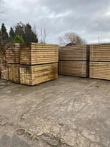 image for Tanalised Green ECO Garden Sleepers 2.4M