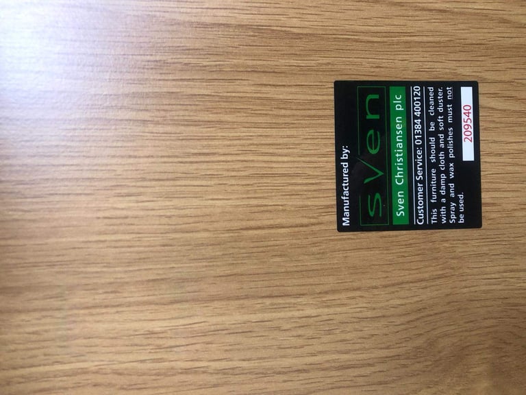 2400mm Sven Oak Boardroom Table