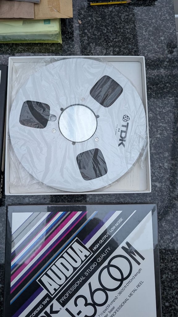 SOLD.   SOLD. Reel to Reel tapes on metal spools