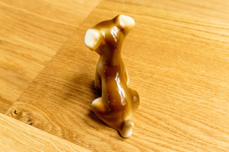 1970s Soviet Porcelain Puppy | Polonsky Factory