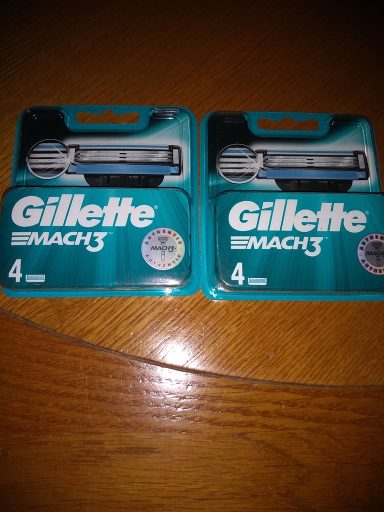 image for Gillette mach3 4pk blades X2
