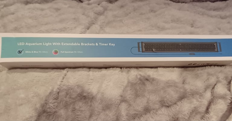 LED Aquarium Light With Extendable Brackets & Timer Key
