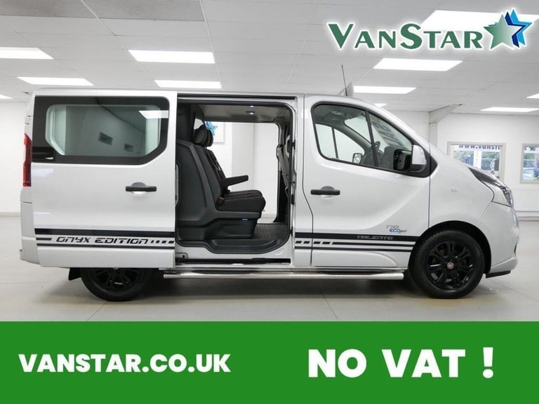 71 FIAT TALENTO 2.0 MULTIJET 170 BHP SWB ONYX AUTO 6 SEATER CREW ( NO VAT ! )