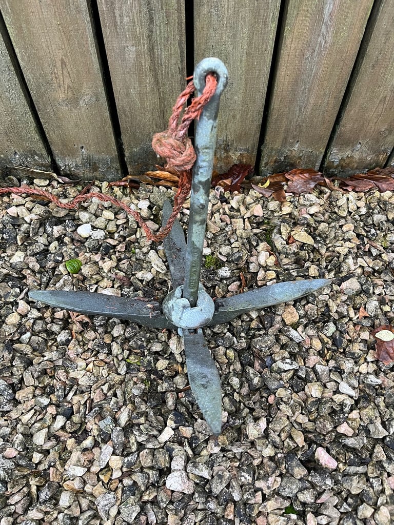 2 boat anchors & floats