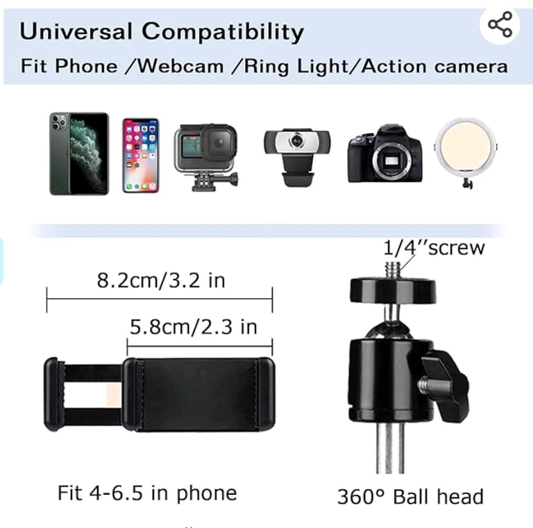 Overhead Tripod Mount Articulating Arm,Long Video Webcam Stand