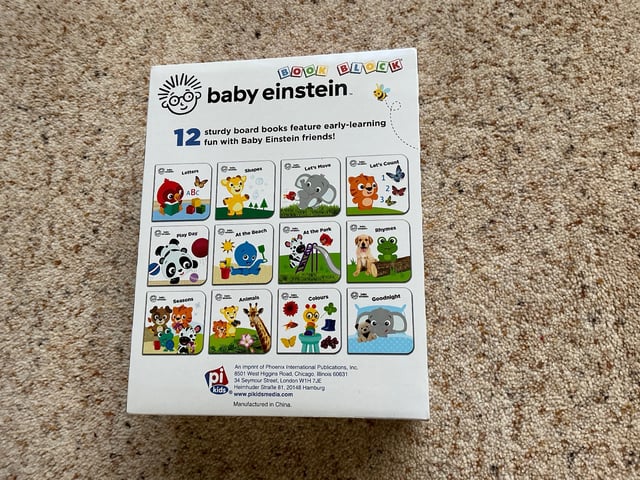 Baby Einstein My First Library Board book block(12) in