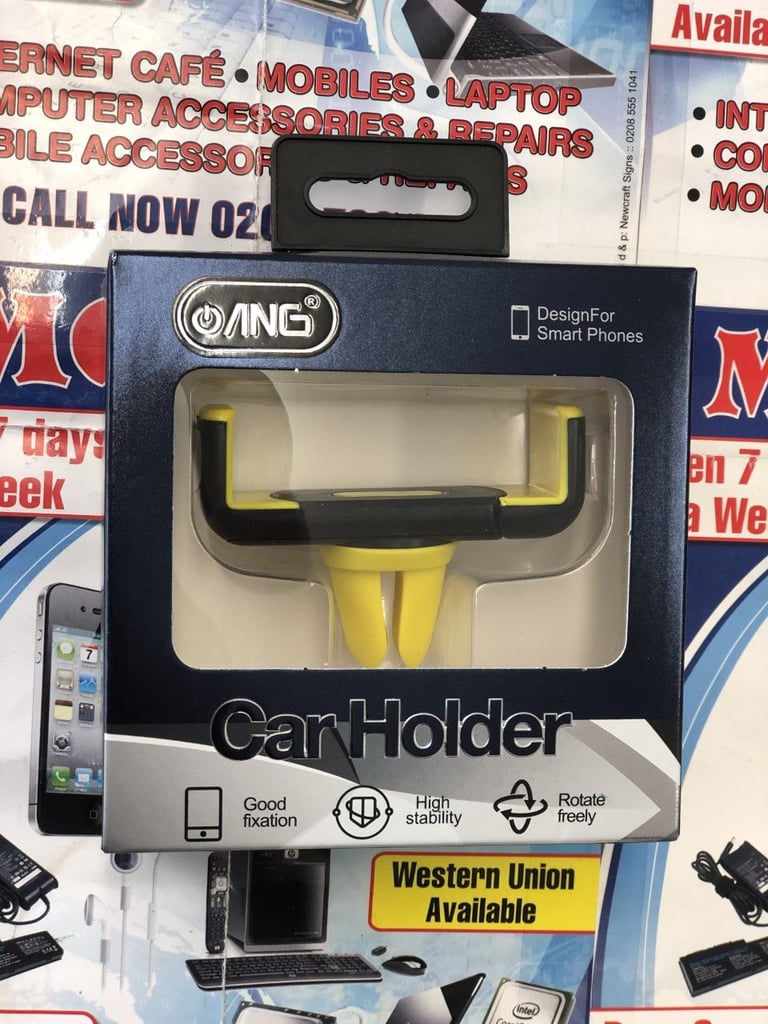 ANG Universal Air vent 360 Rotating Car Phone Mount holder