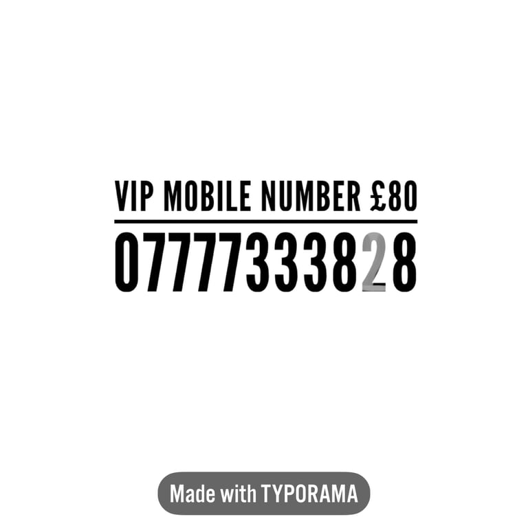 image for GOLD VIP MOBILE PHONE NUMBER EASY MEMORABLE SIM CARD