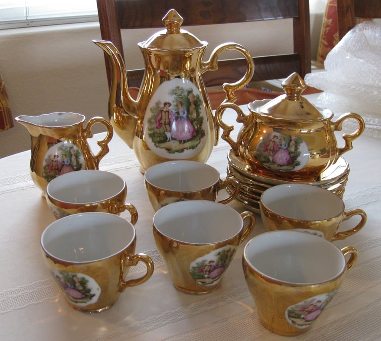 image for Vintage Porcelain Coffee Set