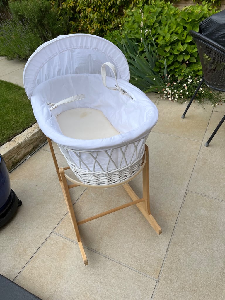 image for Clair de Lune Crib with wood stand