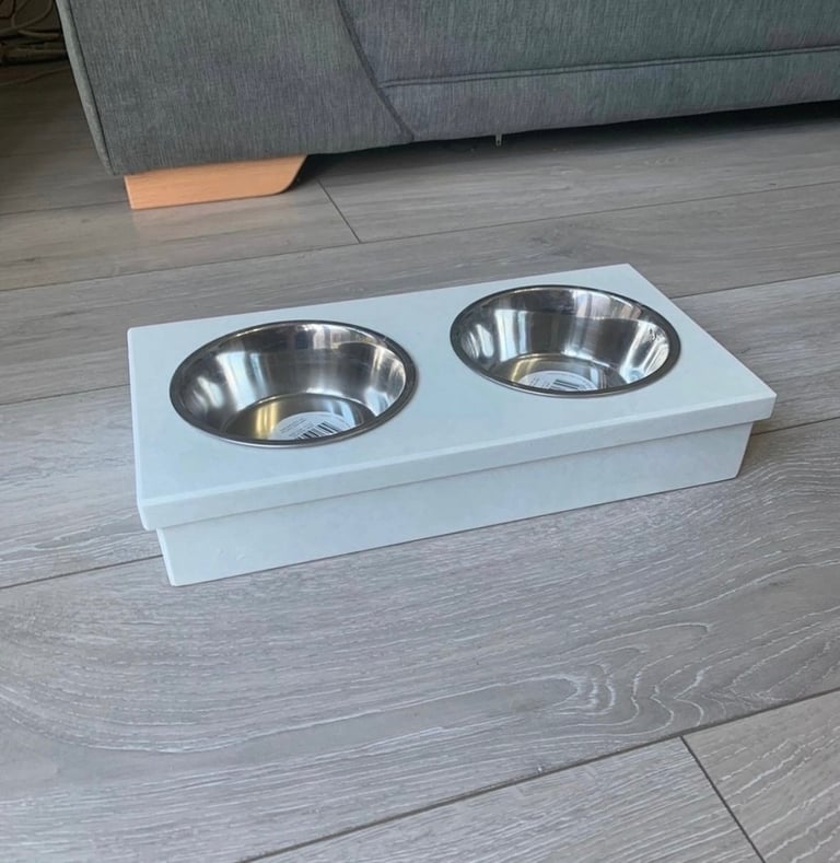 Marble pet bowls
