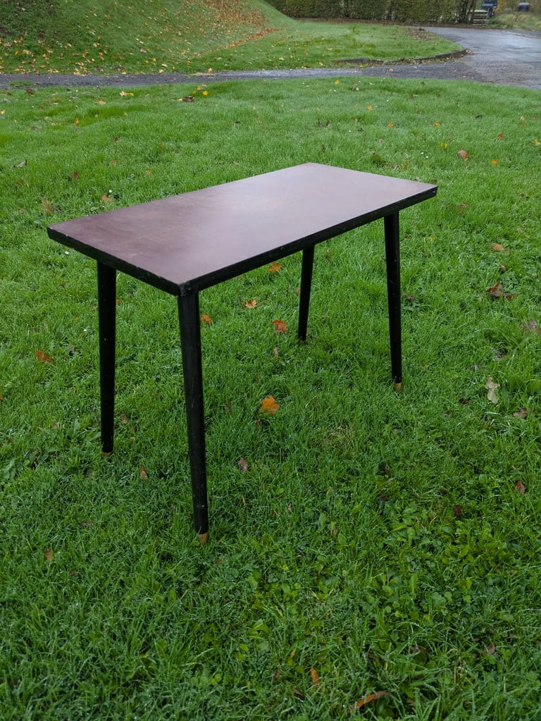 Mid Century Side Table Plant Stand Dansette Sputnik Style Retro Vintage