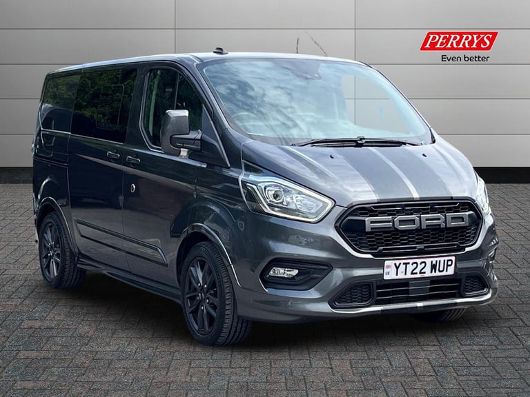 2022 Ford Transit Custom 2.0 EcoBlue 185ps Low Roof D/Cab Sport Van Auto Crew Bus Diesel Automatic