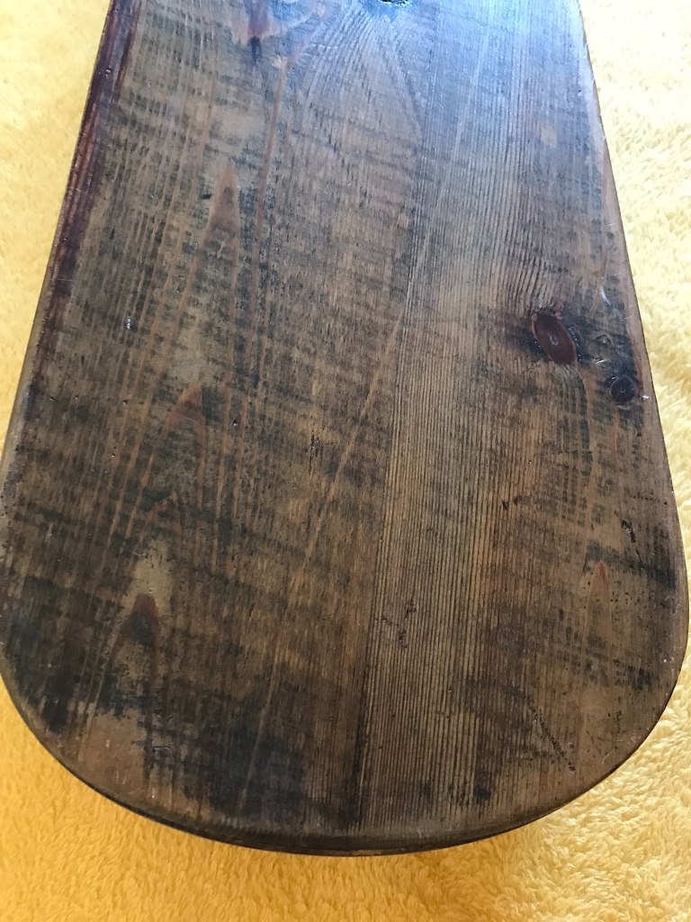 Antique Wooden ‘ Coffin ’ Violin Case Victorian Edwardian Wood