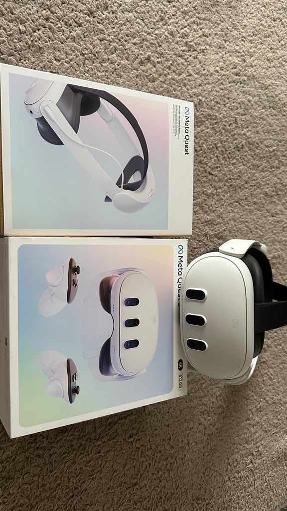 image for Meta Quest 3 512GB (controllers included) with Elite Strap and Battery Pack 
