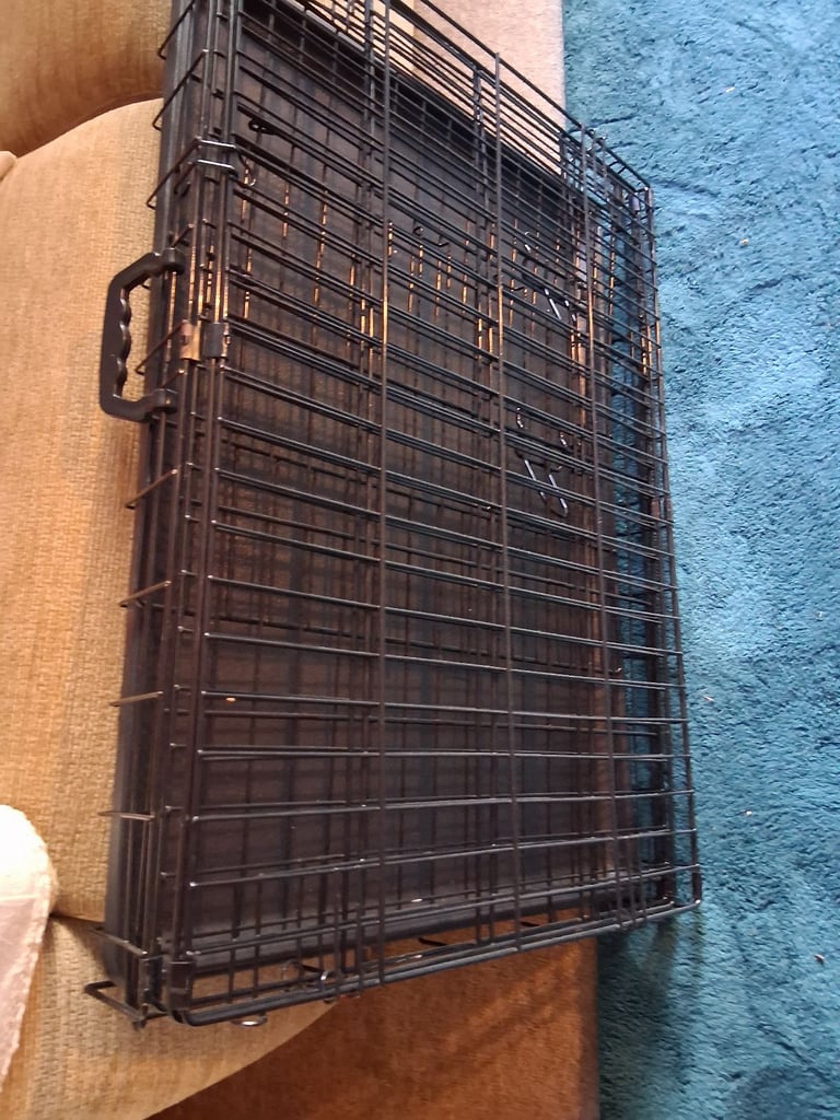 Dog cage, folding, in good condition