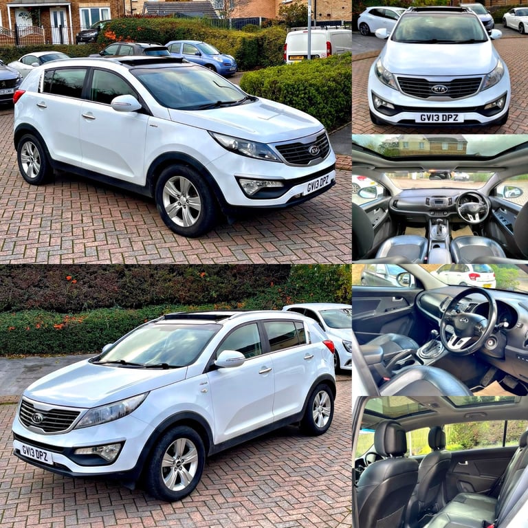 AUTOMATIC! 2013 KIA SPORTAGE KX-2 2.0 CRDI AUTO DIESEL 4X4 SUV WHITE