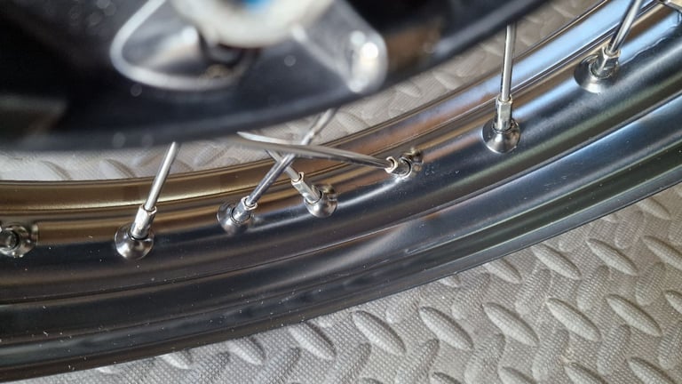 Genuine Triumph Bonneville T120 (Black) Front & Rear wheels