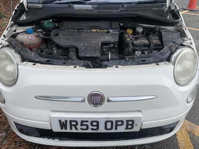 FIAT 500 1.3 M/JET SPORT 59 REG WHITE 3 DOOR MOT APRIL 17TH 2026 TAX £20 LOW INSURANCE 60+MPG