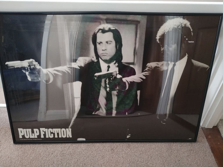 Pulp Fiction Classis Film Poster - Framed