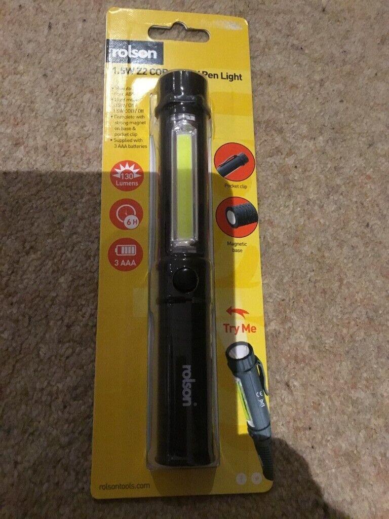 image for Rolson 1.5W Z2 COB + 0.5W Penlight, Part No. 61627