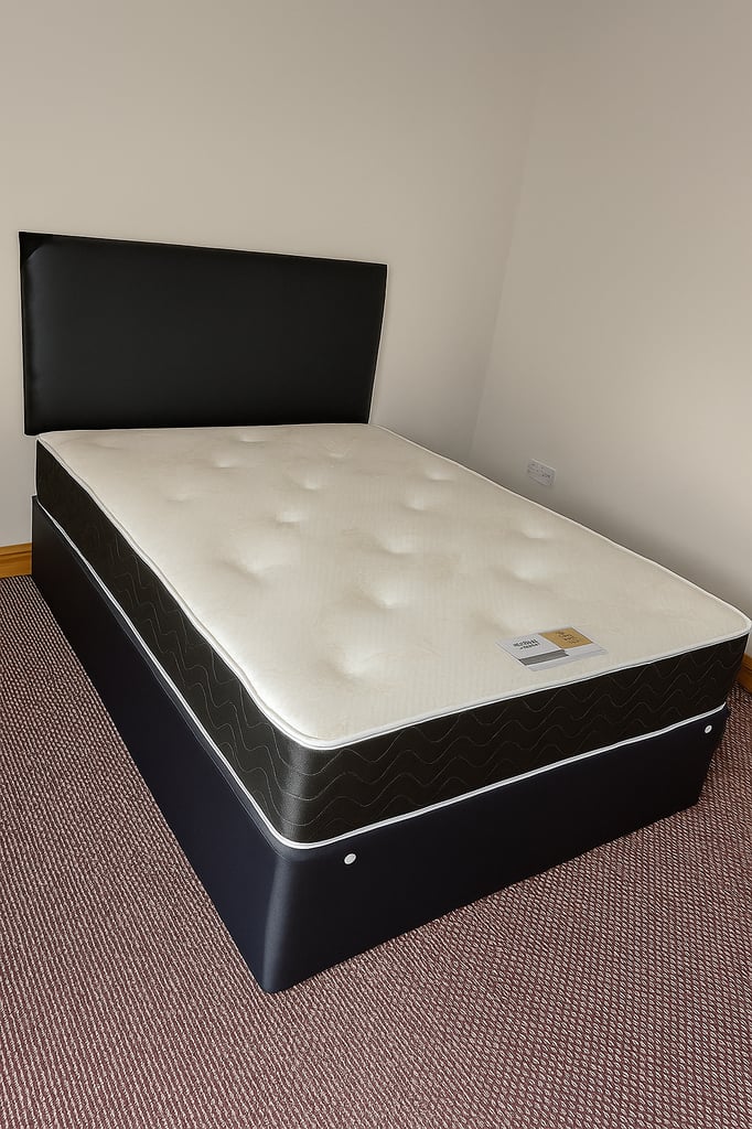 image for Affordable Storage Divan Bed Ideal for Guest Rooms, Apartments, and Family Bedrooms