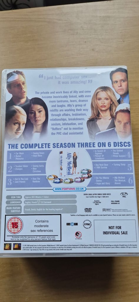 Ally McBeal seasons 1 - 5 bundle