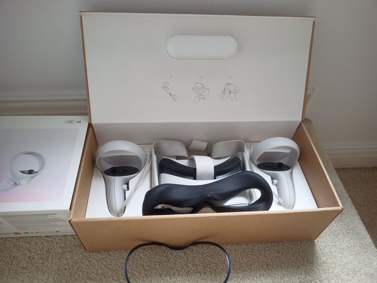 Meta/Oculus Quest 2 VR Advanced All-In-One Headset (With Controllers) - 128GB- Boxed