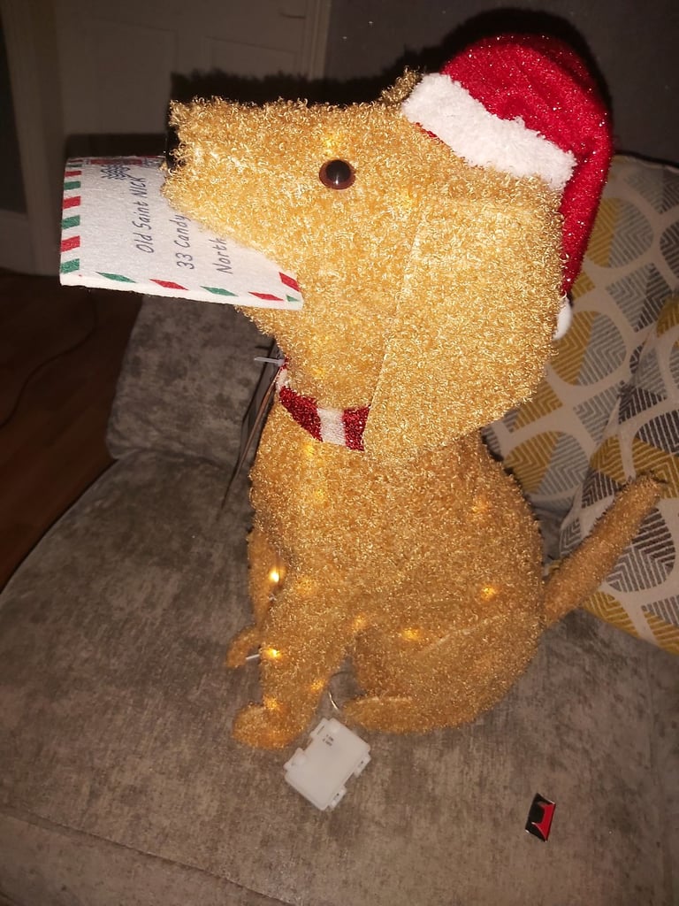 Light up Christmas dog 