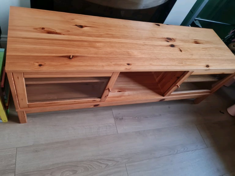 Wooden TV bench for sale 