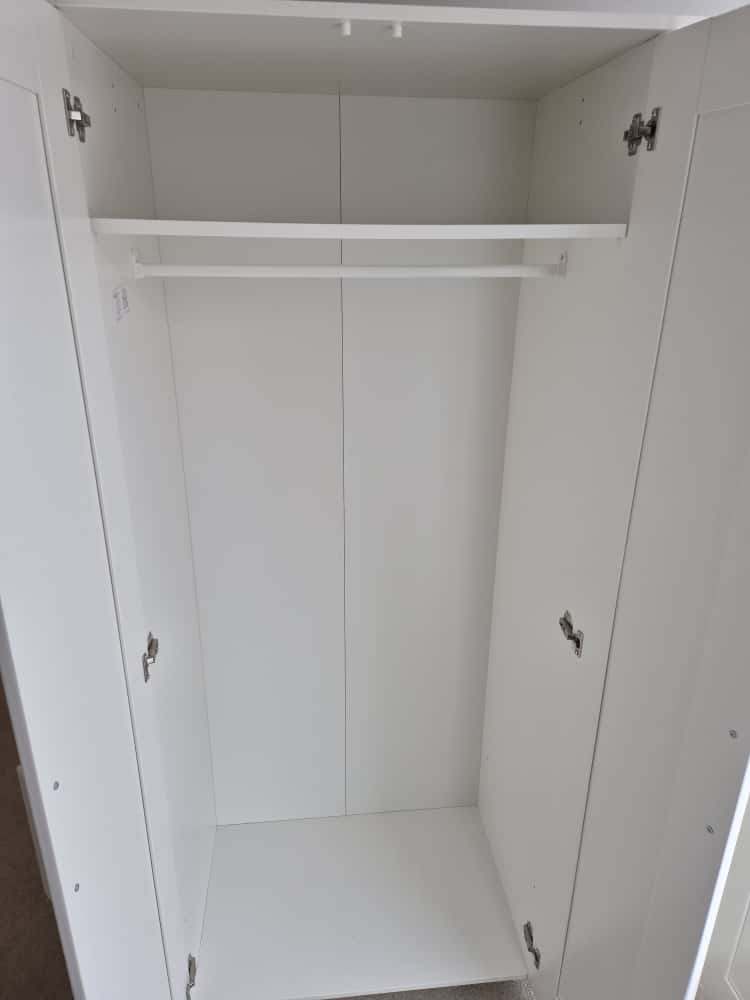 Ikea Brimnes wardrobe white