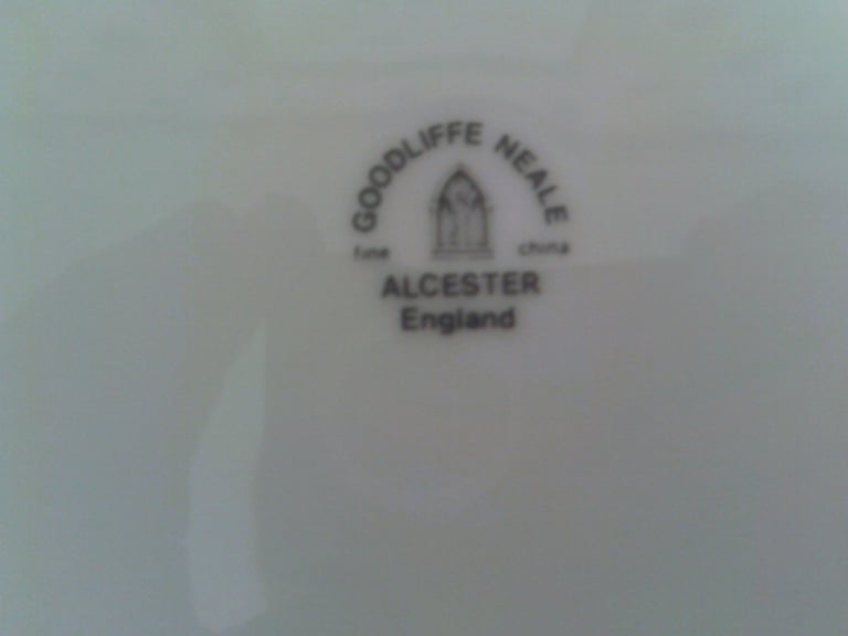 our lady and st  charles plate   wisbech 1840 - 1990 10 in   