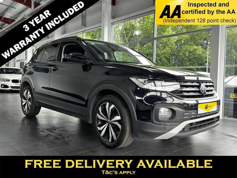 2022 Volkswagen T-Cross 1.0 TSI 110 Black Edition 5dr DSG HATCHBACK PETROL Automatic