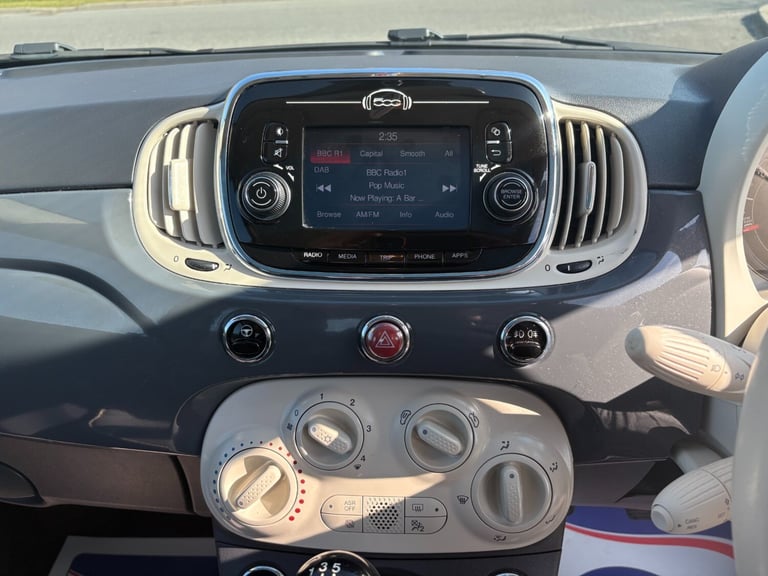 2017 Fiat 500 1.2 Lounge 3dr HATCHBACK Petrol Manual