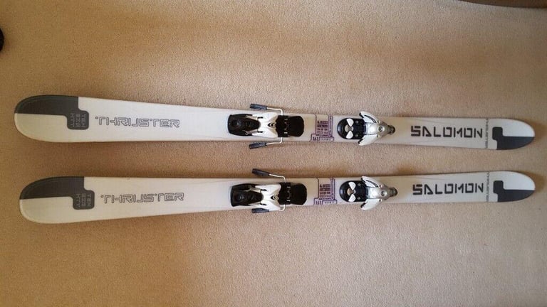 Fantastic Salomon Thruster Freestyle Skis, Bindings, Poles and Bag | in  Bollington, Cheshire | Gumtree