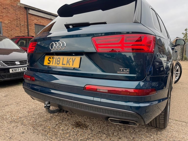 2018 Audi Q7 3.0 TDI V6 S line Tiptronic quattro Euro 6 (s/s) 5dr ESTATE Diesel Automatic
