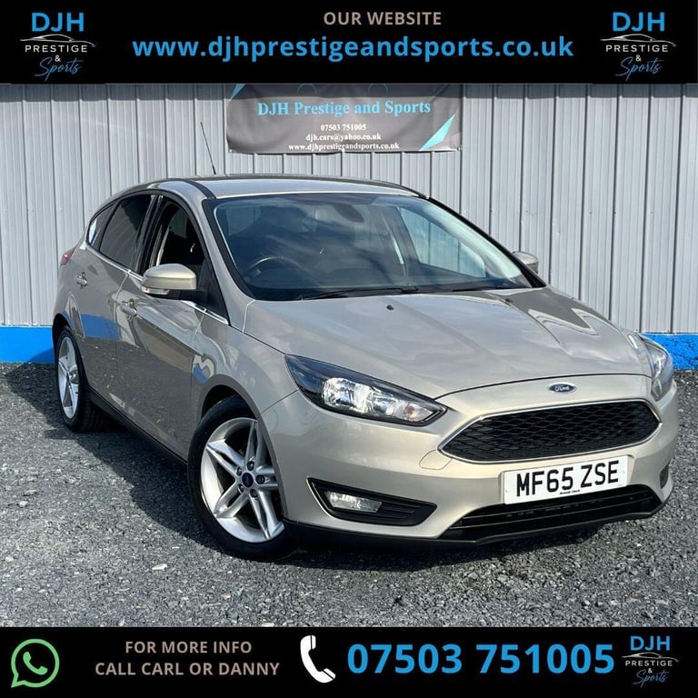 2015 Ford Focus 1.5 TDCi Zetec Euro 6 (s/s) 5dr HATCHBACK Diesel Manual