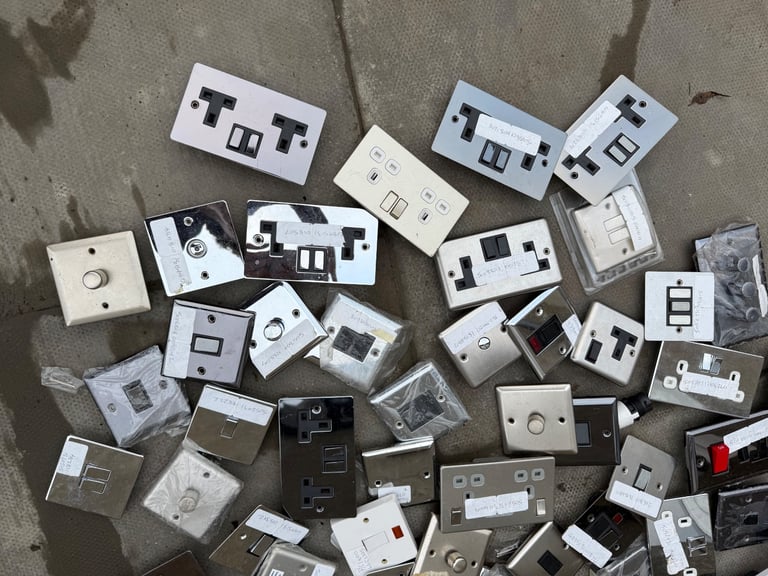 Job lot electric sockets incl shaver sockets