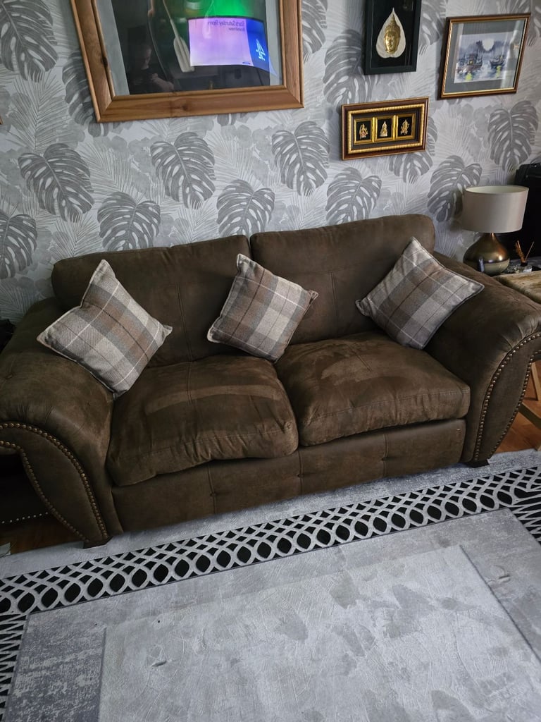 image for Sofa bed, armchair & footstool 