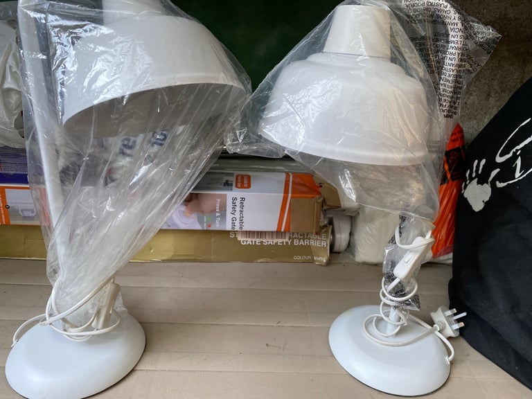 image for 2 cream lamps NEW