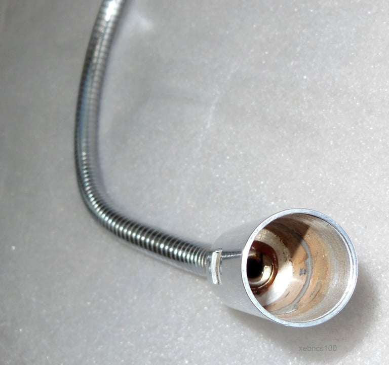 FLEXIBLE, CHROME, MICROPHONE BODY