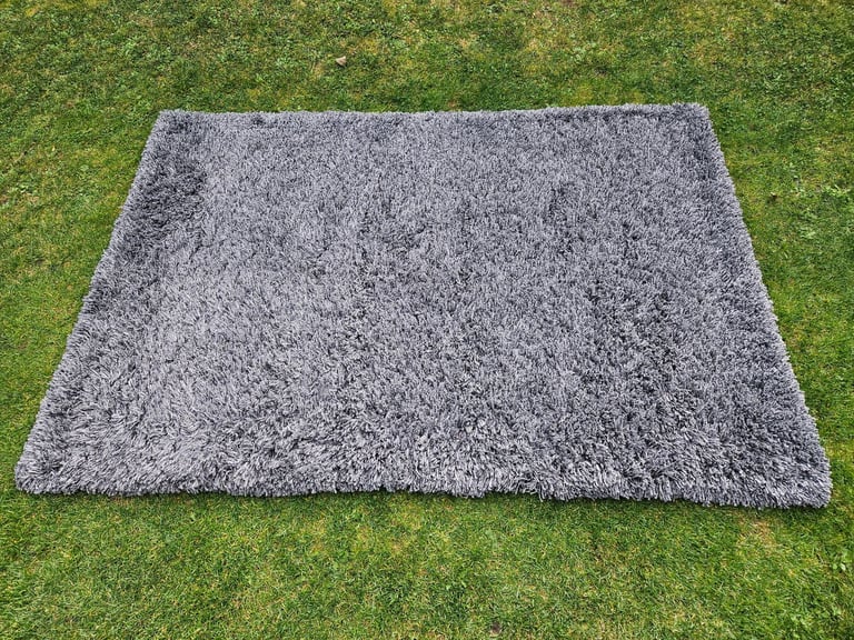 IKEA grey high pile rug / carpet £40