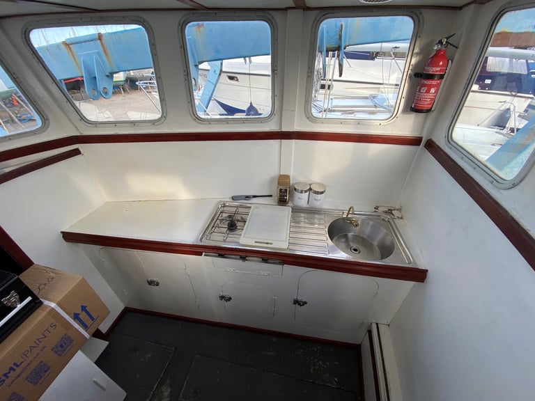 Expedition Trawler Yacht Liveaboard Project, Colvic Northerner 26, Houseboat or Fishing Boat