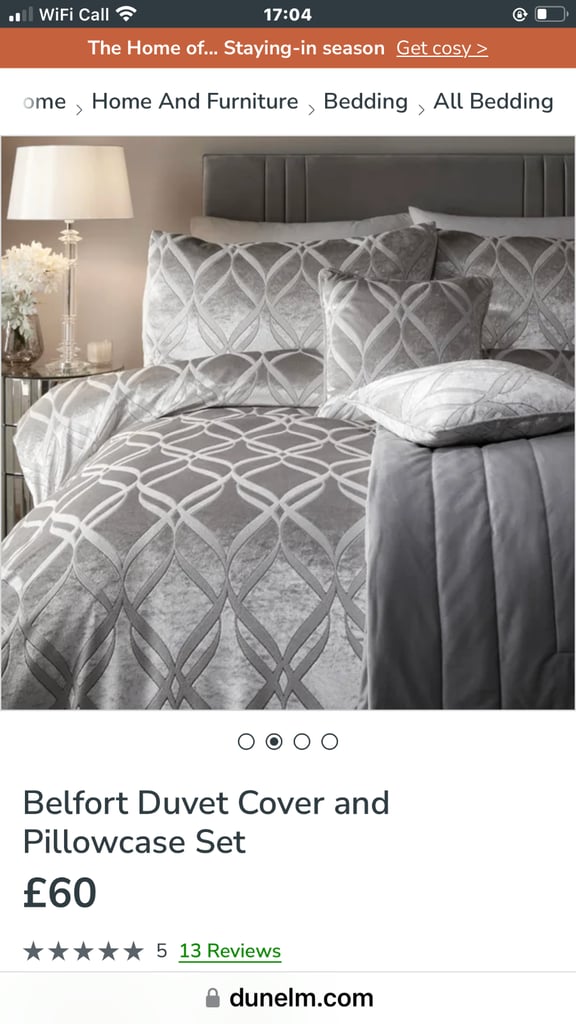Beautiful Super king Quilt Cover set